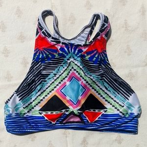 Halter neck bathing suit top